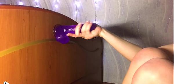 Girl Passionate Oil Footjob Dildo before Bedtime - Homemade